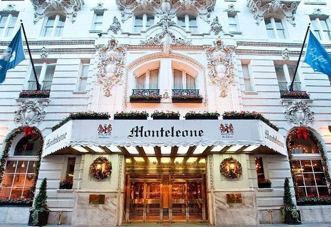 Main entrance at the Hotel Monteleone